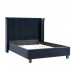 Poland Navy Blue Bed Frame