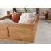 Madrillo Natural Ottoman Storage Bed Frame