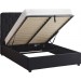 Mansion Black Ottoman Bed Frame