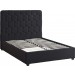 Mansion Black Ottoman Bed Frame