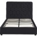 Mansion Black Ottoman Bed Frame