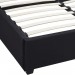 Mansion Black Ottoman Bed Frame