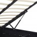 Mansion Black Ottoman Bed Frame