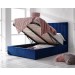 Milan Royal Blue Ottoman Bed Frame