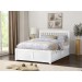 Petra White Double Bed Frame With 2 Drawers