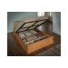 Flame Oak Ottoman Storage Bed Frame