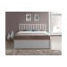 Flame Pearl Grey Ottoman Storage Bed Frame