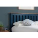 Flame Blue Ottoman Bed Frame