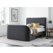 Piper Hopsack Grey TV Bed Frame 