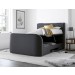 Piper Hopsack Grey TV Bed Frame 