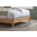 Halfren Boucle Winged Bed Frame