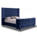 The Renaissance Bed Frame Blue