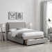 Ursula Grey 1 Drawer Bed Frame
