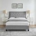 Rheanna Light Grey Bed Frame