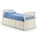 Hubble White Sleepover Captains Bed