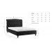 Rosemary Black Bed Frame