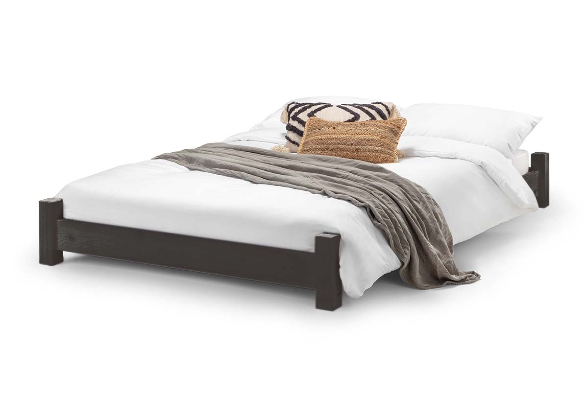 Tokyo Low Ebony Three Quarter Bed Frame