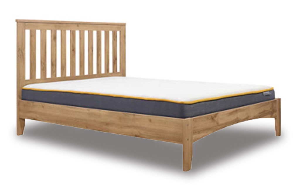 Hamstead Oak Effect Three Quarter Bed Frame Three Quarter Bed Frames Bed Frames