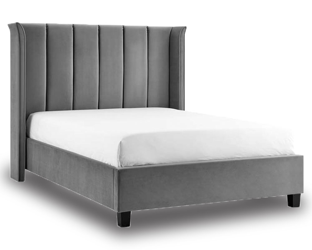 Poland Silver Double Bed Frame