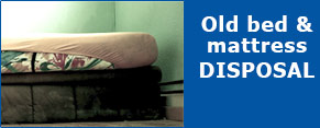 Old bed disposal available at The Bed Warehouse Direct