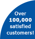 Over 100,000 satisfied customers
